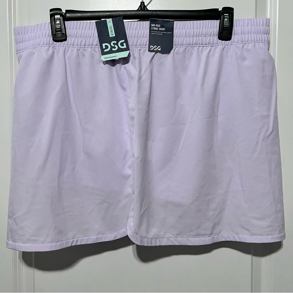 DSG Mid Rise Stride Skort, Blooming Lilac